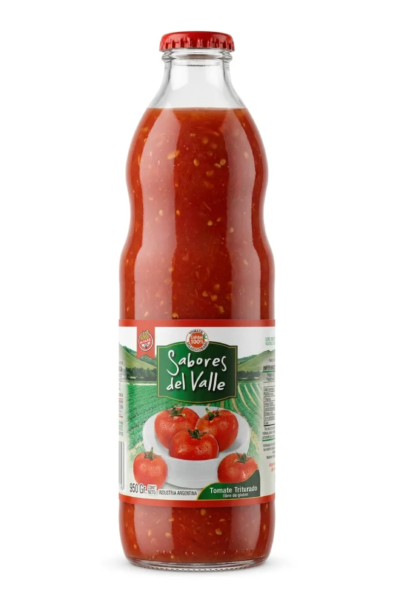 Tomate Botella Agroandina Tomate en Botella 950grs - Sabores del Valle - Imagen 1
